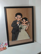 Custom Fuse Bead Portrait - Personalized Handmade Pixel Art from Your Photo (Free Keychain Included)