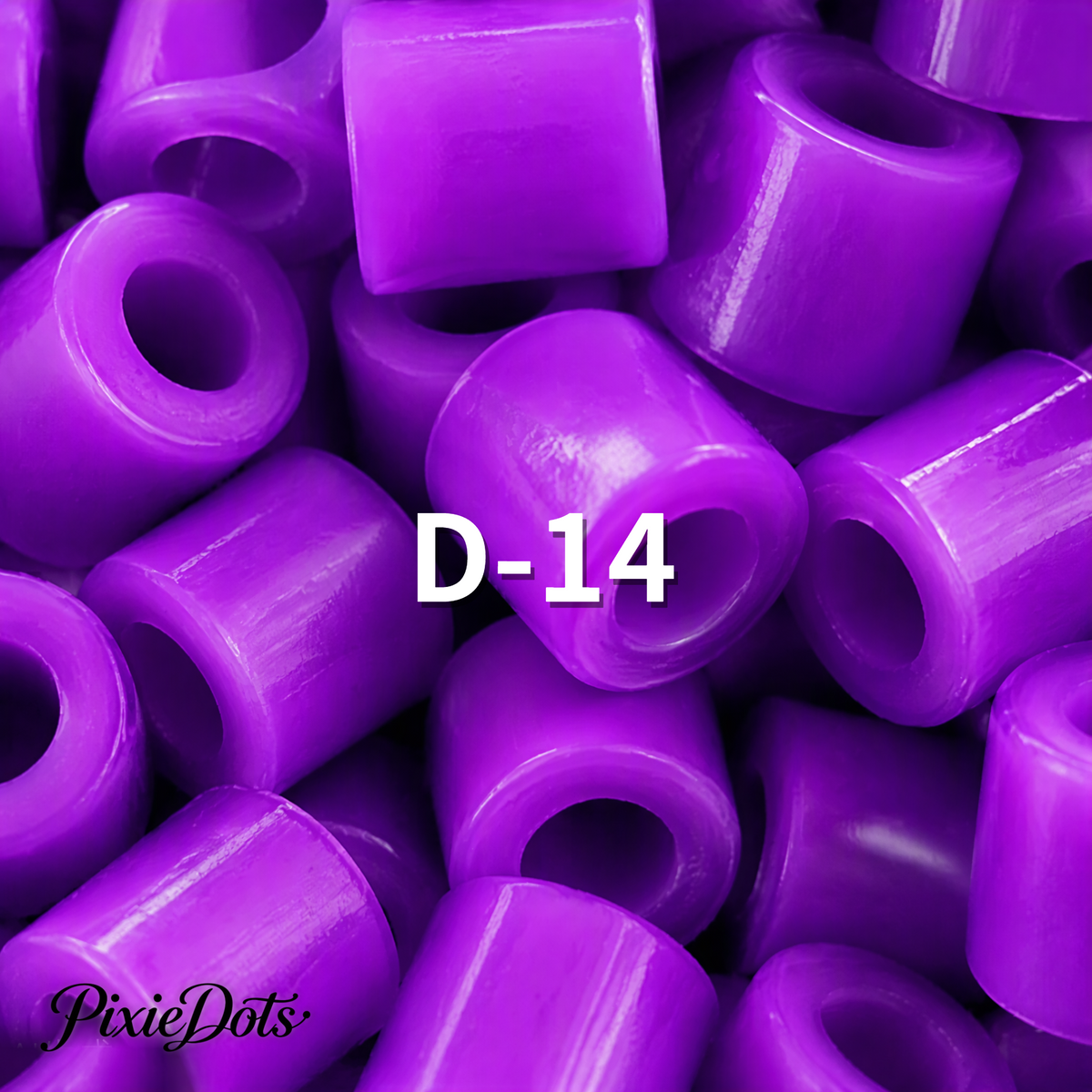 PixieDots Pure Pixels 1000ct Refill - Palette D (Twilight Purples) 2.6mm Mini Fuse Beads | Fusible Beads Refill for Craft