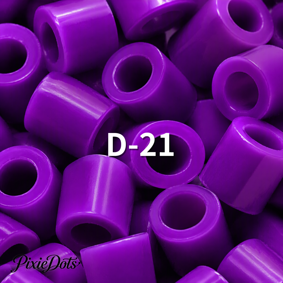 PixieDots Pure Pixels 1000ct Refill - Palette D (Twilight Purples) 2.6mm Mini Fuse Beads | Fusible Beads Refill for Craft